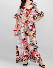 Floral Mia Embellished Kaftan Dress