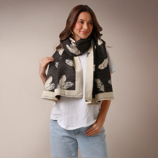RITZY Reversible Warm & Cozy Scarf-More styles available