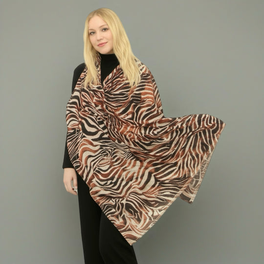 Wearable art 100% Cashmere Julian Scarf /Wrap