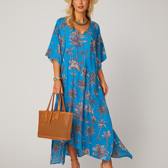 Maya Blues Glore Bohemian  kaftan - Sizes Available AU 14-30