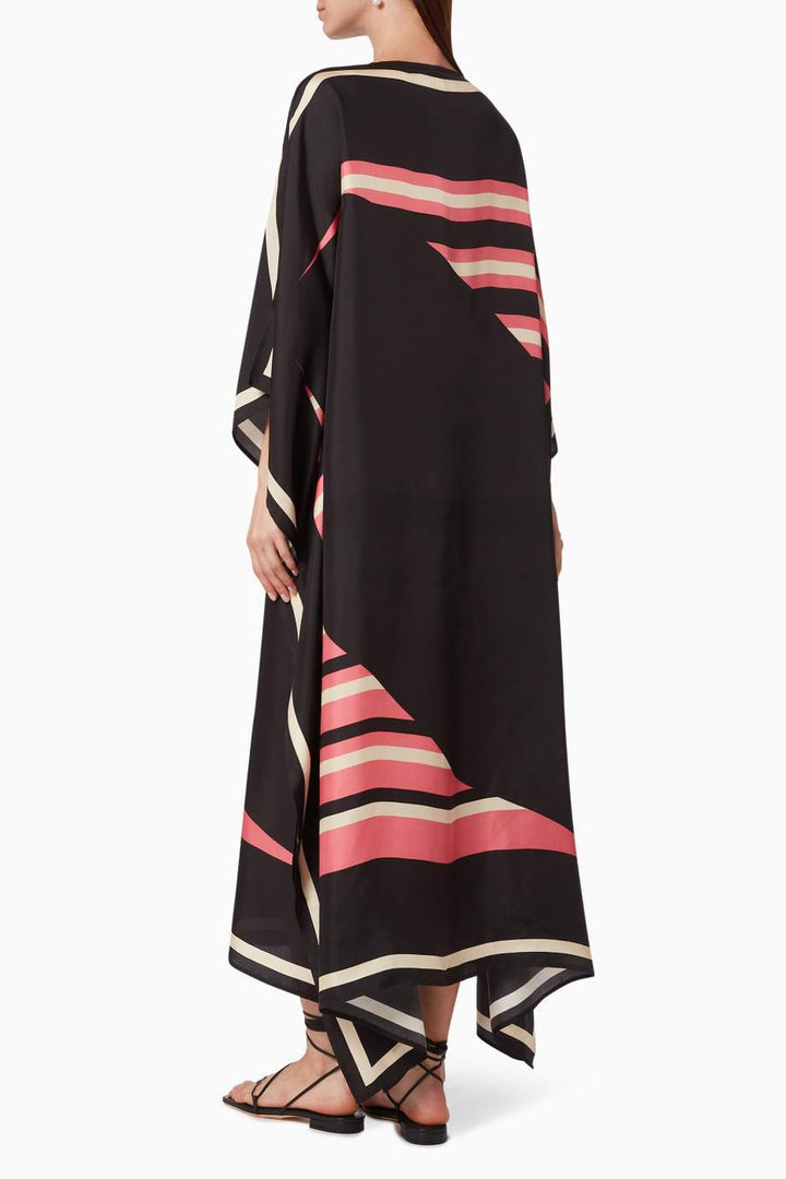 Satin Crepe Stunning Style: Lillie MIDI Kaftan
