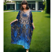 Maya Silk Mix Bling Kaftan Sizes Available AU 12-28