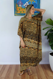 100% Rayon Long Maya Kaftans OSFA 14-26