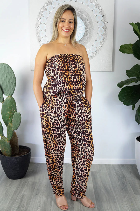 Tigress Maya Rayon Jumpsuit Size AU 18-22
