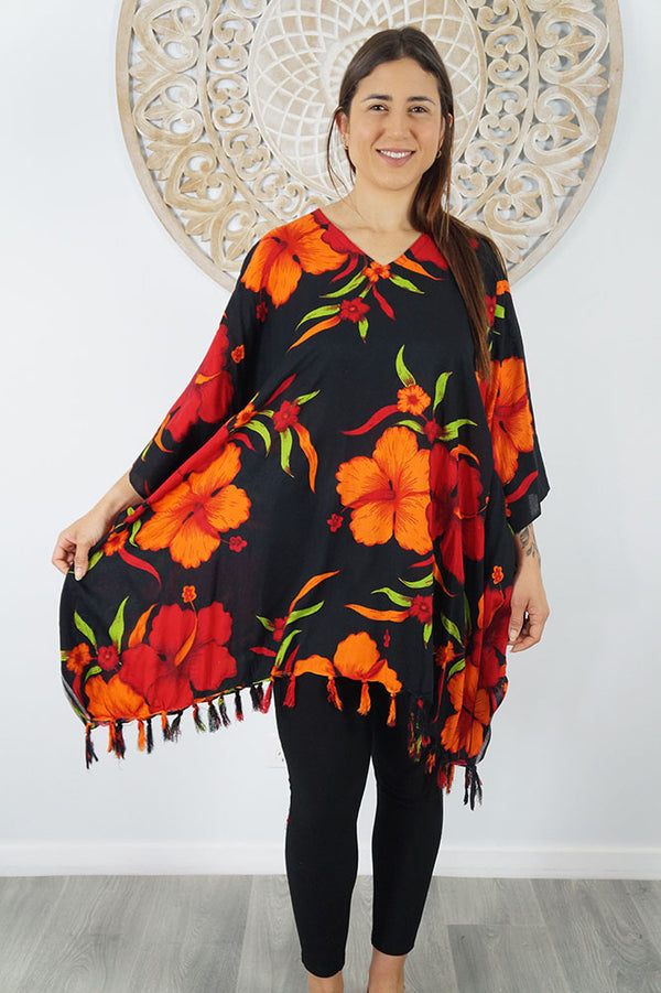 Maya Kaftan Top – OSFA, Effortless rayon Luxury-Nauru