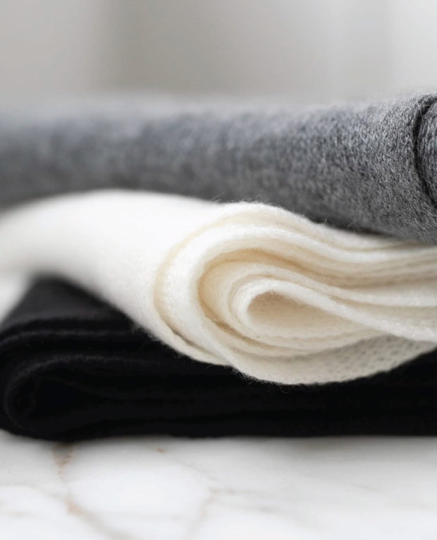 Julian knitted Pure cashmere scarf/ shawl/ Travel wrap-Colours available-Extra Large