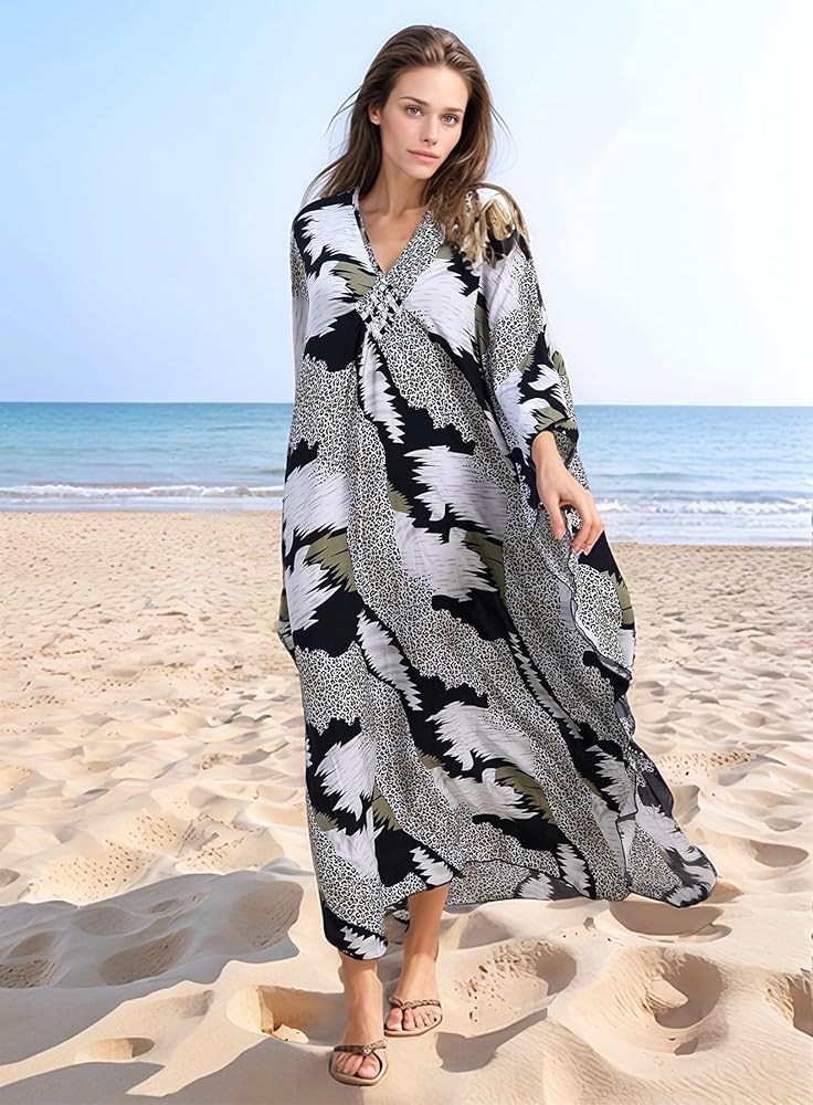 Maya Tropical Loose, Casual Kaftan -  AU 8-20