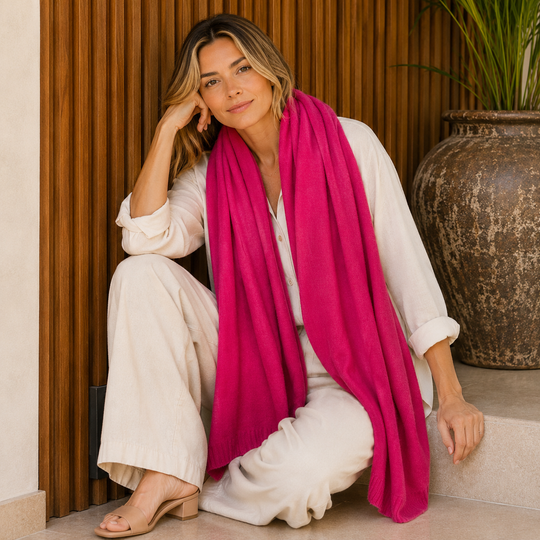 Julian Cashmere Oversized Travel Wrap