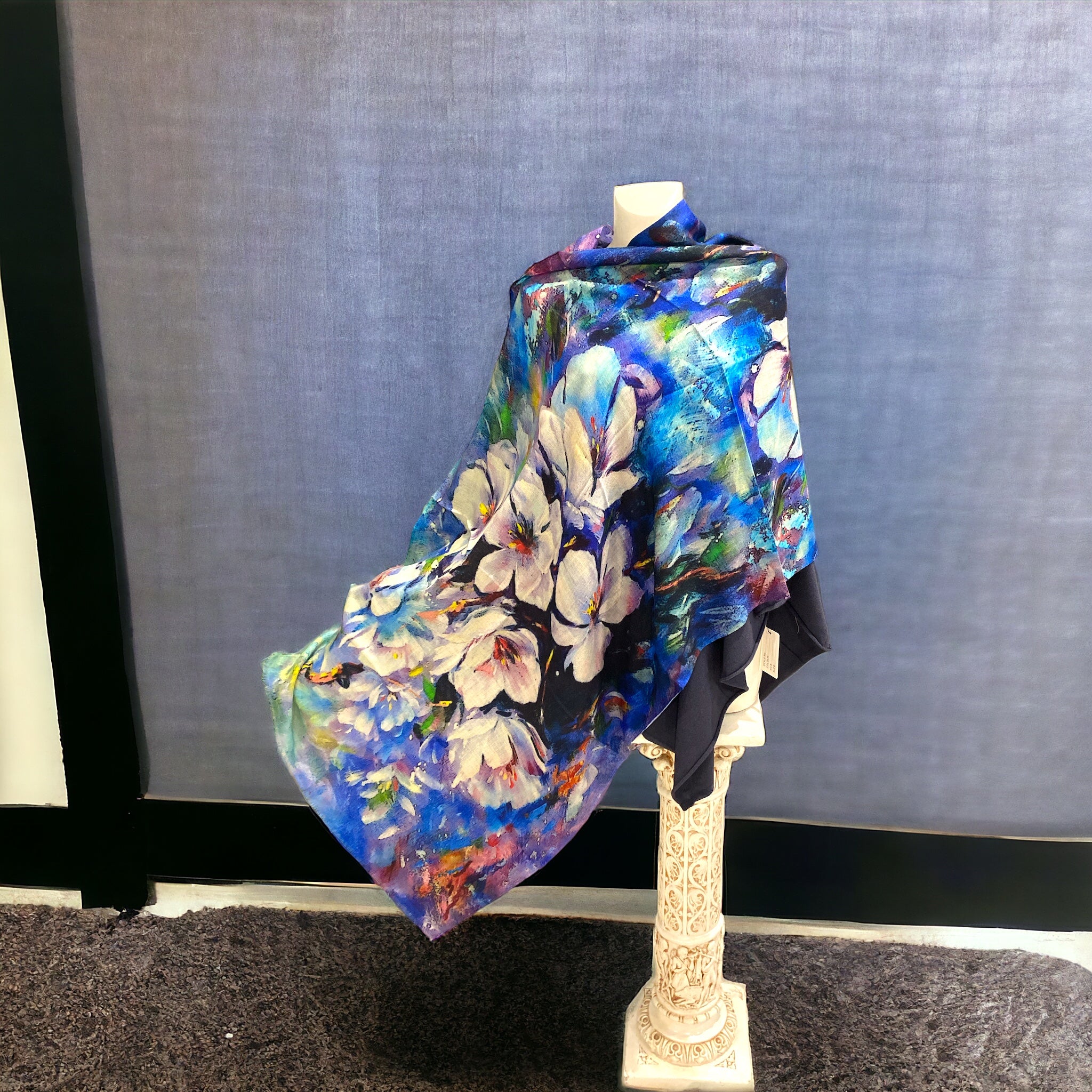 Wearable art 100% Cashmere Julian Scarf /Wrap-More Designs Available