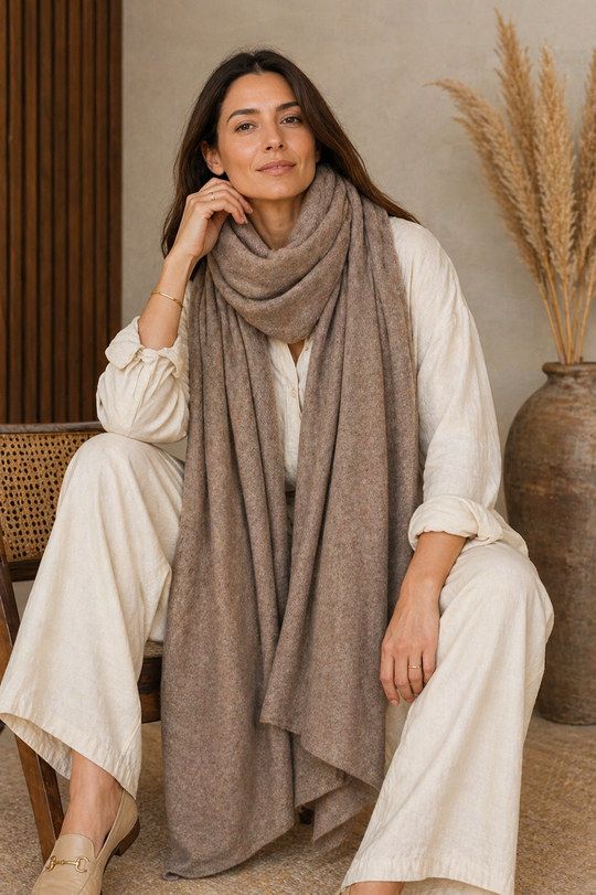Julian Cashmere Extra large Travel Wrap/Shawl