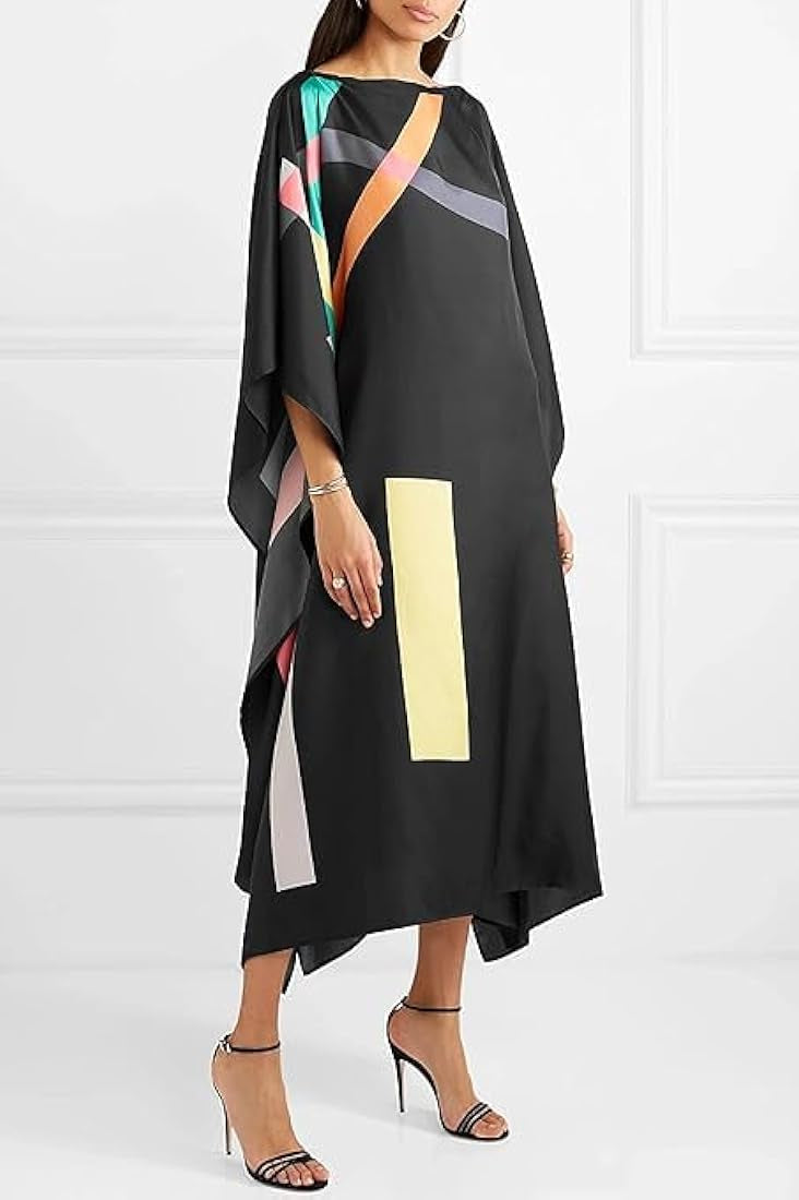 Lillie Black MIDI Kaftan Dress Sizes available AU 12-26