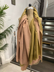 Reversible Pure Cashmere Ombré Julian Wrap Shawl - Luxurious Elegance