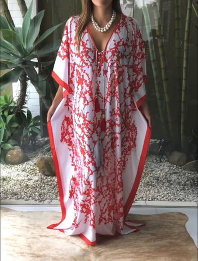 Coco Bella Coral kaftan Maxi 12-20