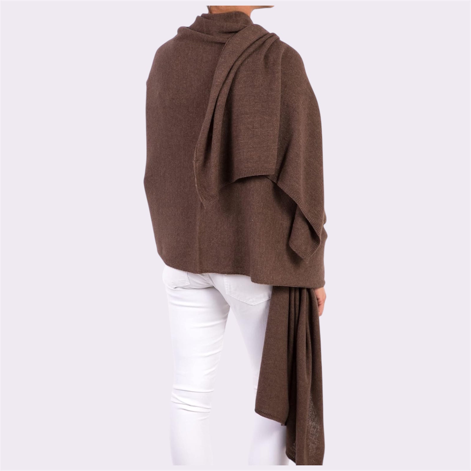 Julian knitted Pure cashmere scarf/ shawl/ Travel wrap-Colours available-Extra Large