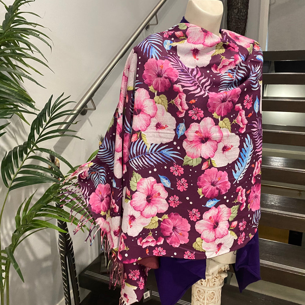 DEIA Floral  Winter Scarf