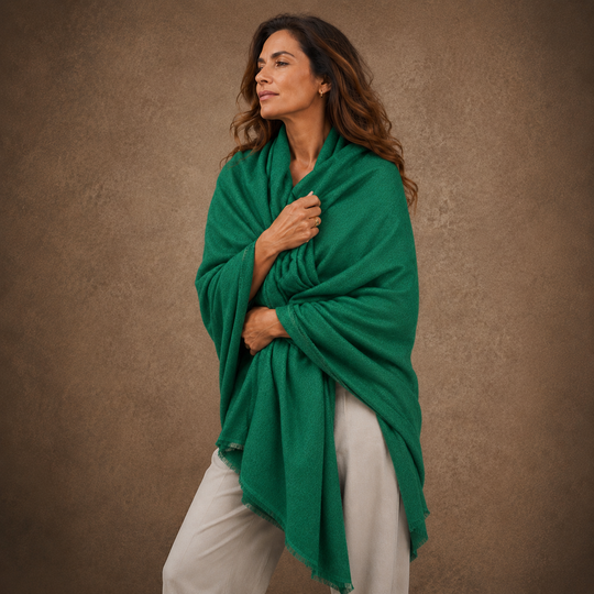 Imperial Julian handwoven pure Cashmere Travel Wrap-More Colours Available