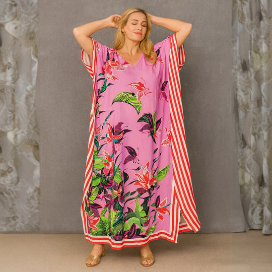 Maya Bohemian Rayon kaftan  - Sizes Available AU 14-30