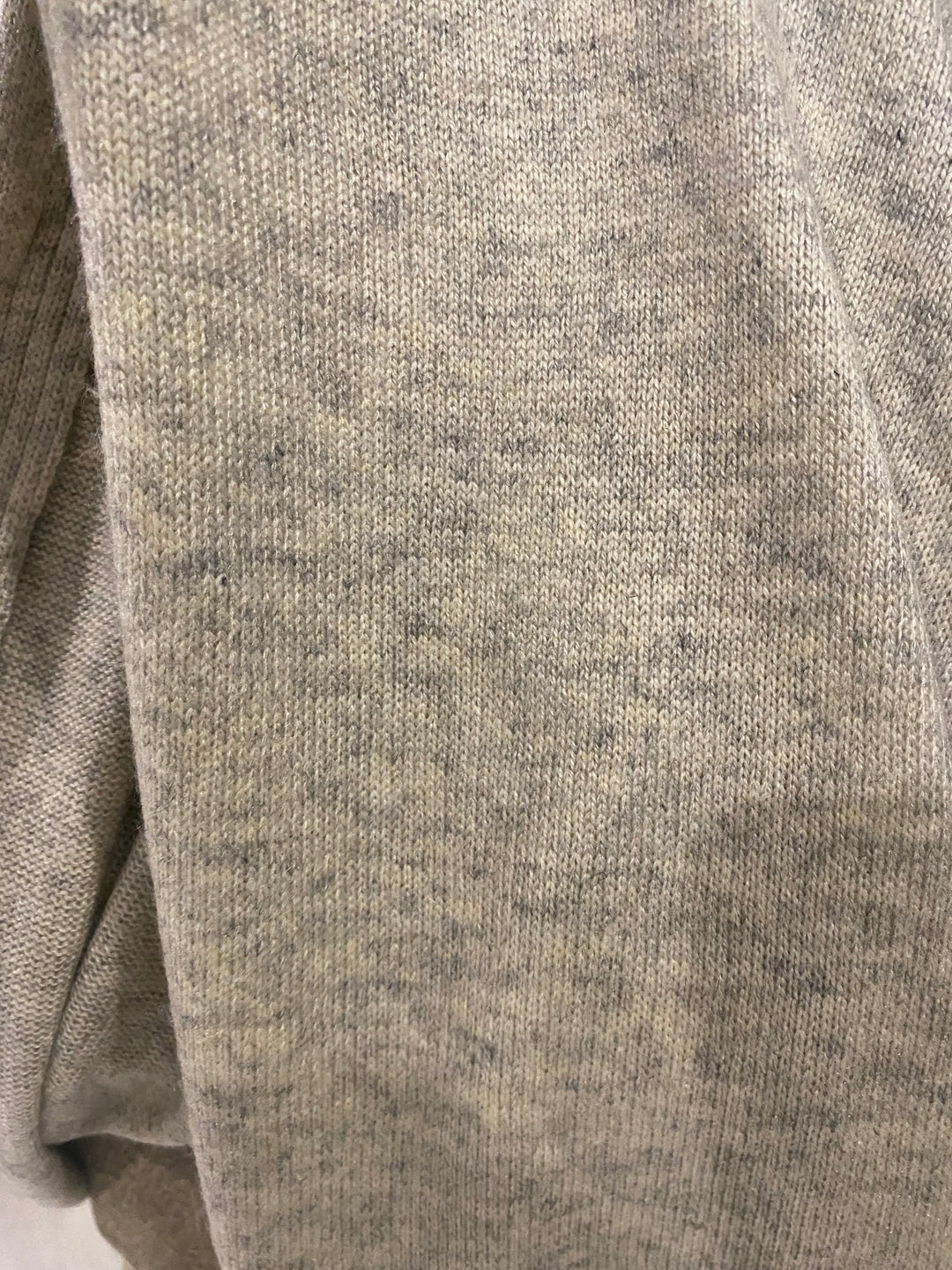 Crème Grainy 100% Cashmere Knitted Julian Travel Wrap/ Scarf