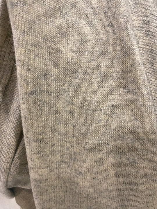 Crème Grainy 100% Cashmere Knitted Julian Travel Wrap/ Scarf