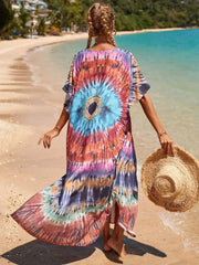 Coco Bella Colourful Breezy Maxi kaftan Free Size-More styles available