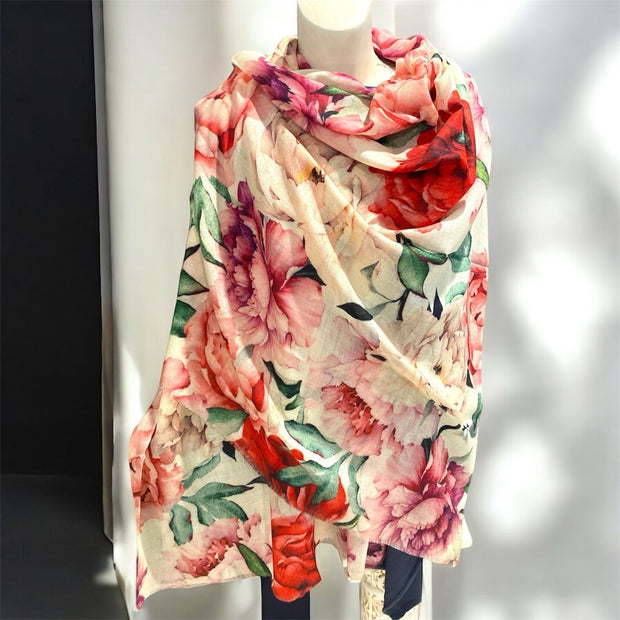 Wearable art 100% Cashmere Julian Scarf /Wrap