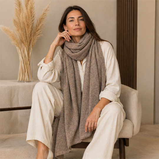 Julian Cashmere Extra large Travel Wrap/Shawl