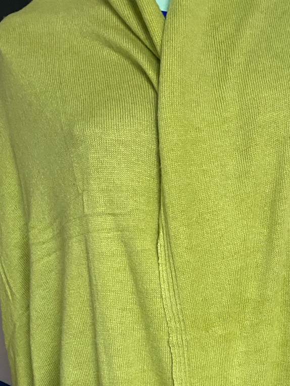 Julian Cashmere Extra large Travel Wrap/Shawl-Sage Pistachio