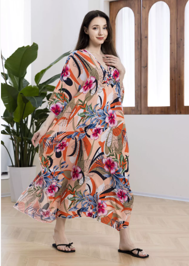 Maya Tropical Loose, Casual Kaftan -  AU 8-20