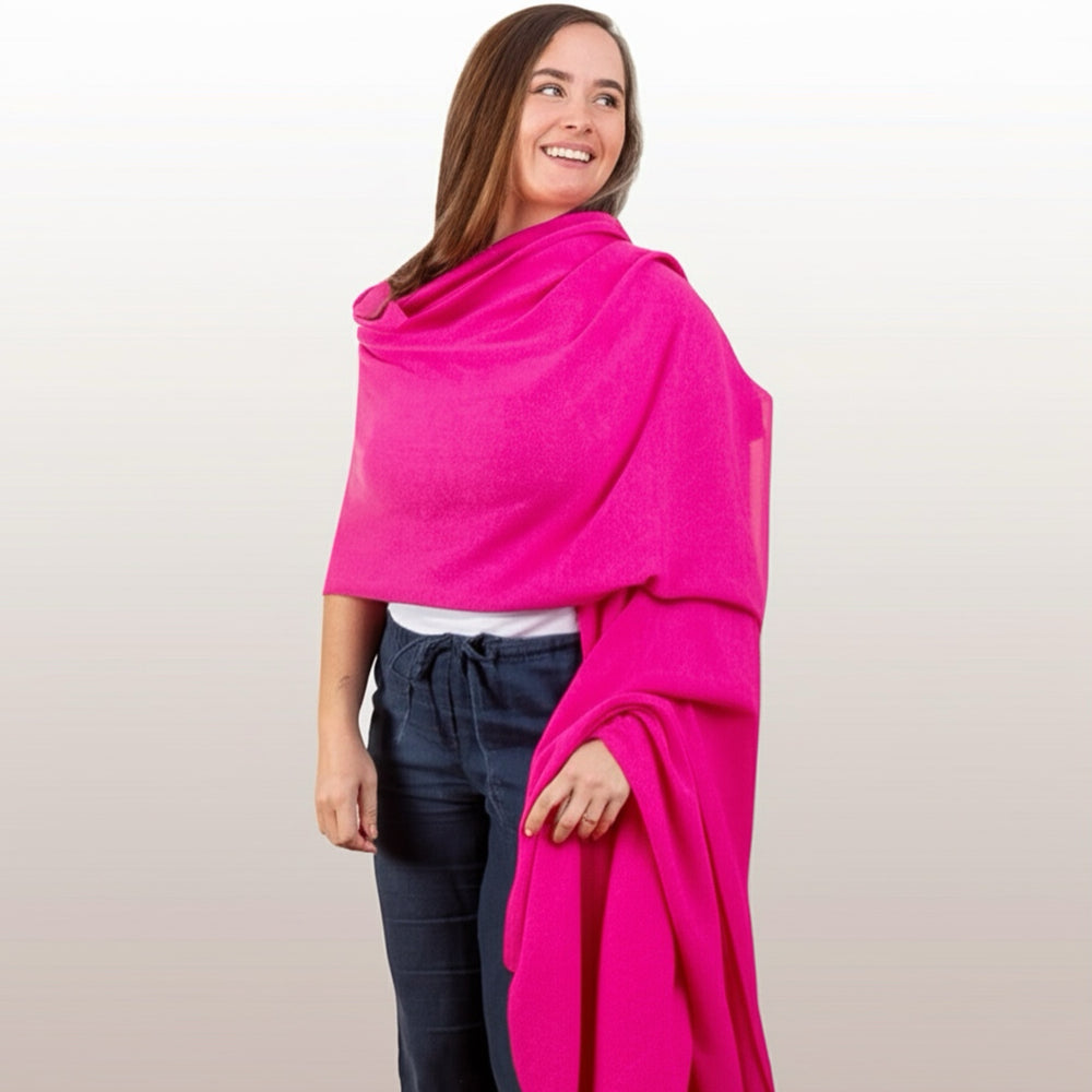 Handwoven Cashmere Julian Wrap - Luxurious Elegance-More Colours available.