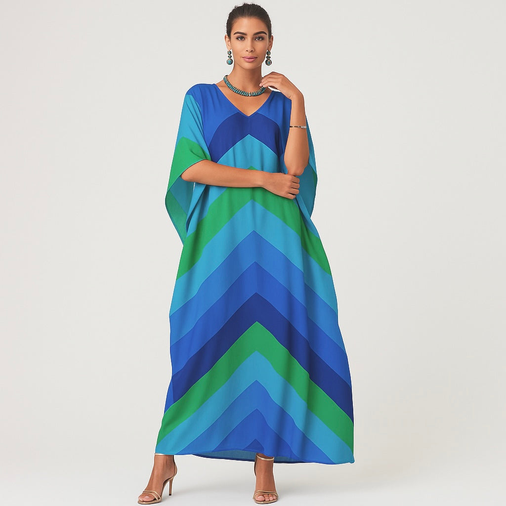 Maya Glore Bohemian Cotton Rayon kaftan - Sizes Available AU 14-30