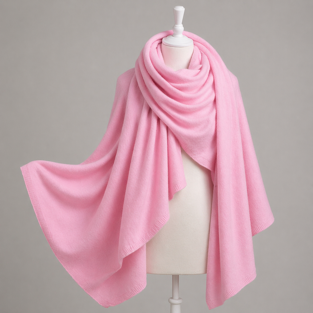 Julian knitted Cashmere Maya Travel wrap-Extra Large