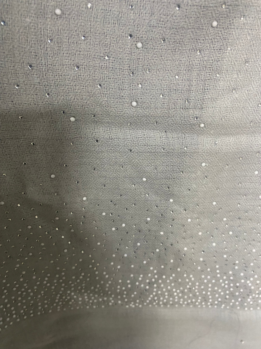 Pearl Grey Julian Cashmere Pashmina Swarovski Crystals Handwoven Wedding Wrap Shawl