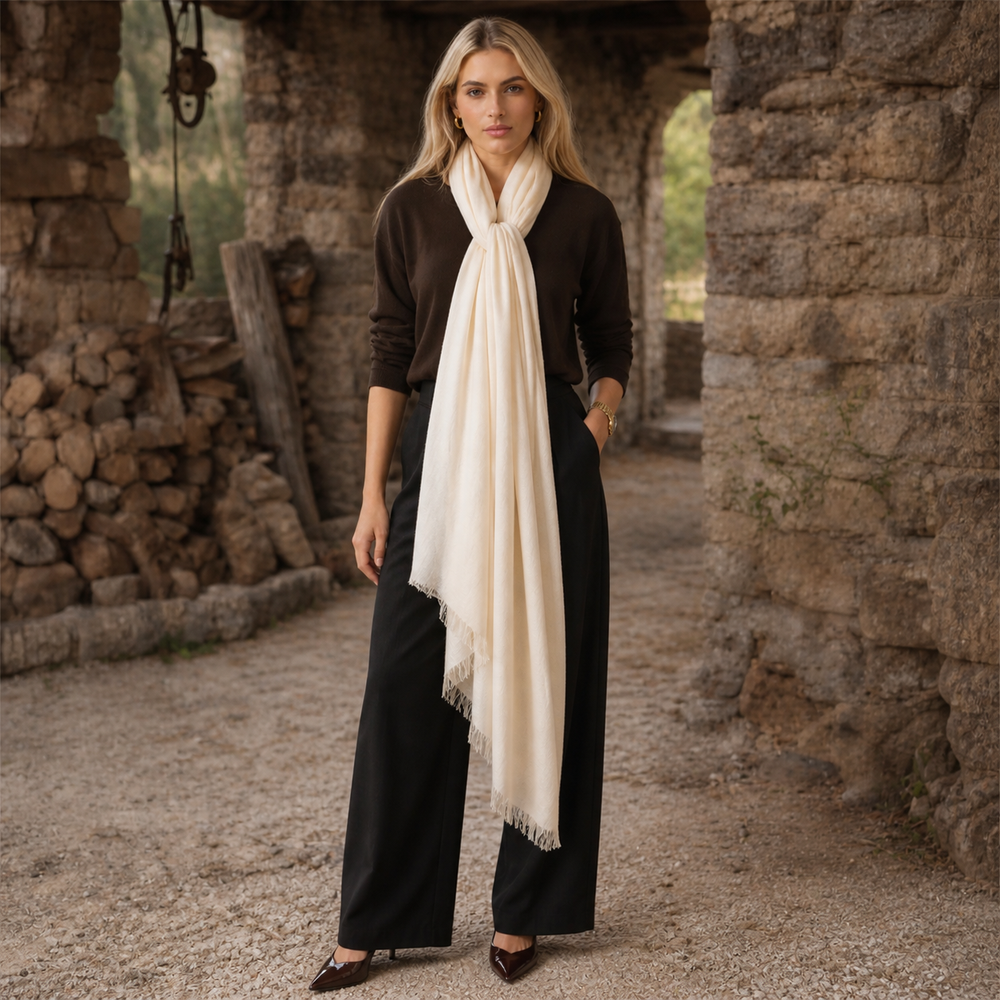 Julian 100% Ultra fine cashmere Maya oversized scarf/ wrap/ shawl-More colours available