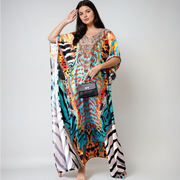 Enchanted Hues Embellished Maya kaftan AU 10-18