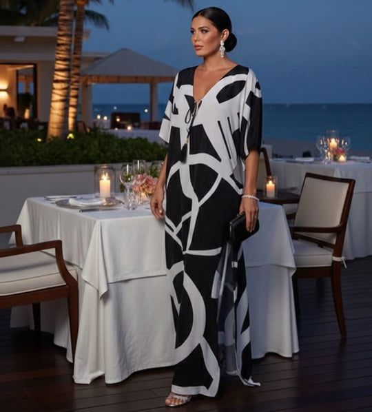 Coco Bella Luxurious Kaftans -                 O/S AU 12-20-More designs available