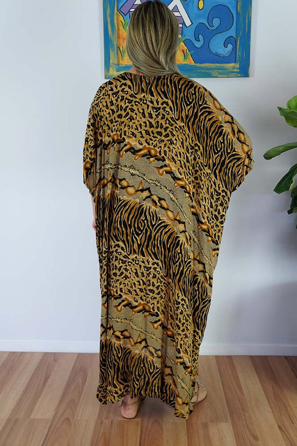 100% Rayon Long Maya Kaftans OSFA 14-26