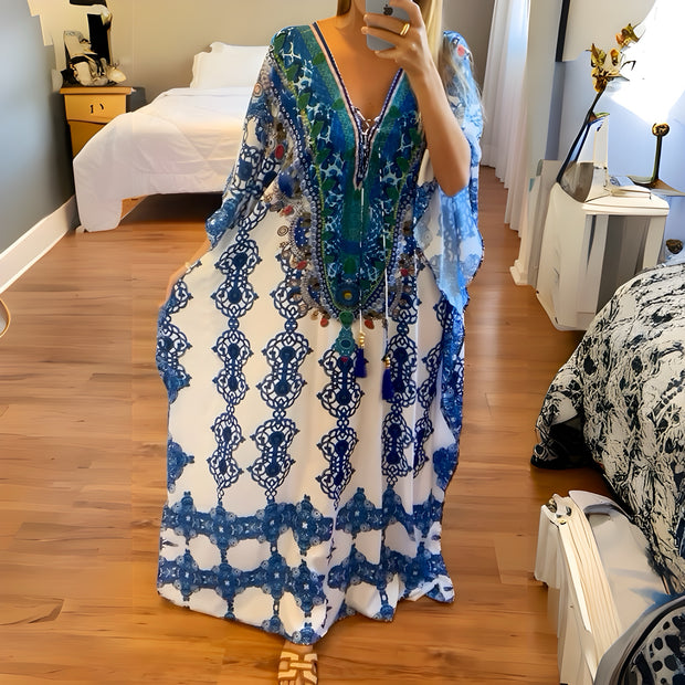 Summer Vibes Long Coco Bella Kaftan 12-20- More designs available