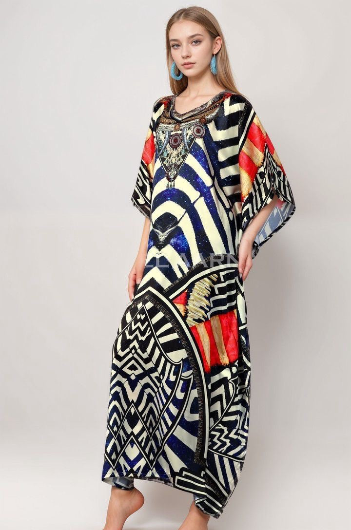 Mia  Embellished Kaftan Dress- More designs available