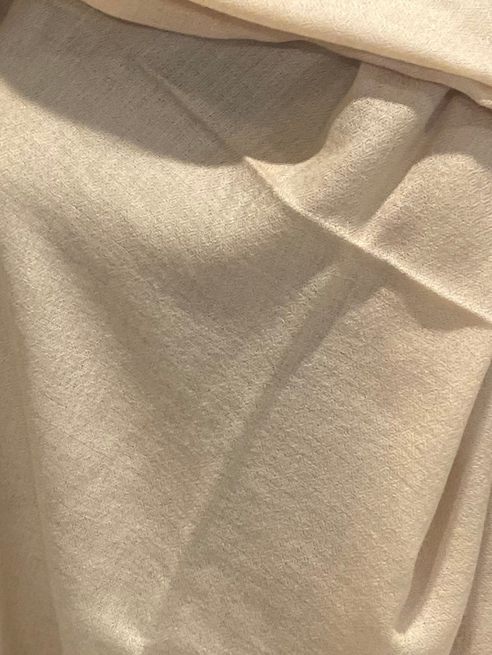 Natural Beige Julian Cashmere Ultra fine  oversized scarf/ wrap/ shawl