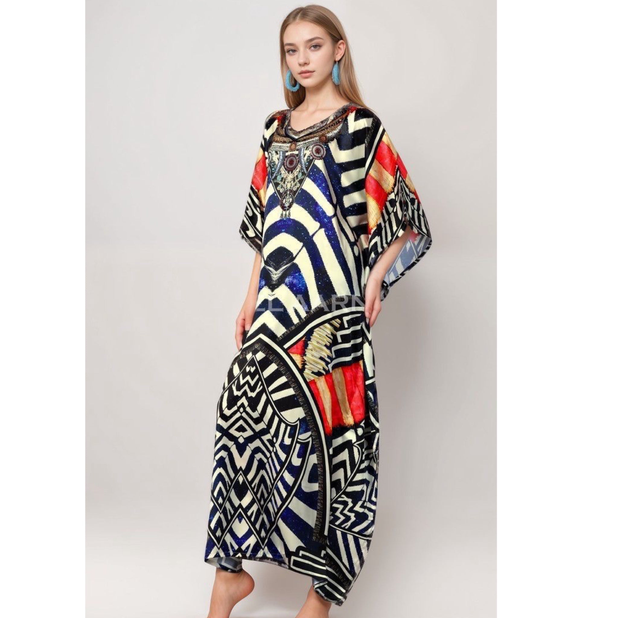 Mia  Embellished Kaftan Dress- More designs available