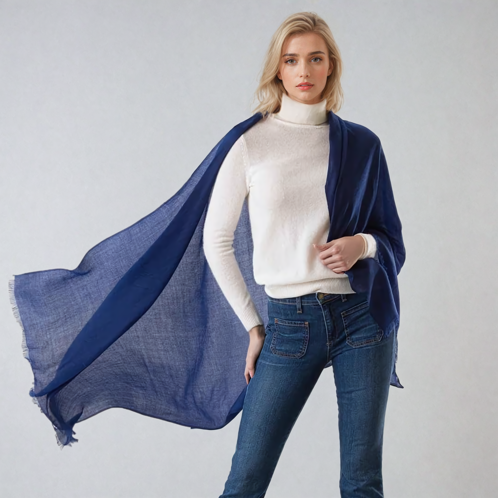 Imperial Julian handwoven pure Cashmere Travel Wrap-More Colours Available