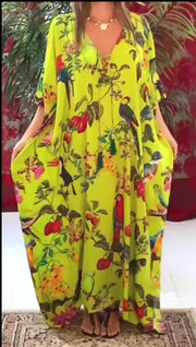 Green Paradise love Coco Bella kaftan 12-20