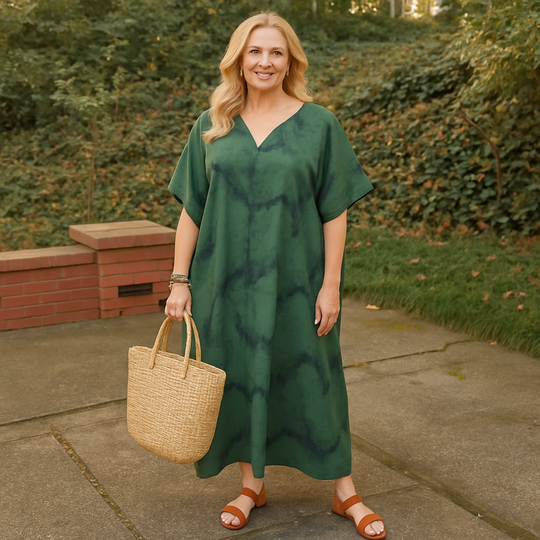 Maya Green  kaftan dress - Sizes Available AU 14-30