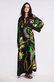 Black Coco bella Kaftan Maxi Dress -O/S AU 12-20