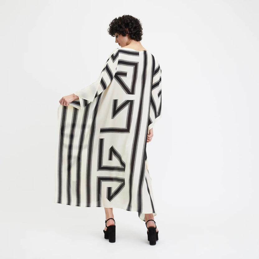 Maya Geo Kaftan Dress.Sizes Available AU 16-26