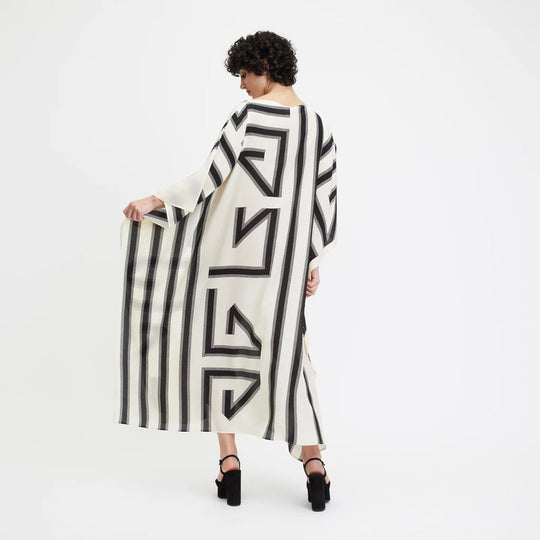 Maya Geo Kaftan Dress.Sizes Available AU 16-26