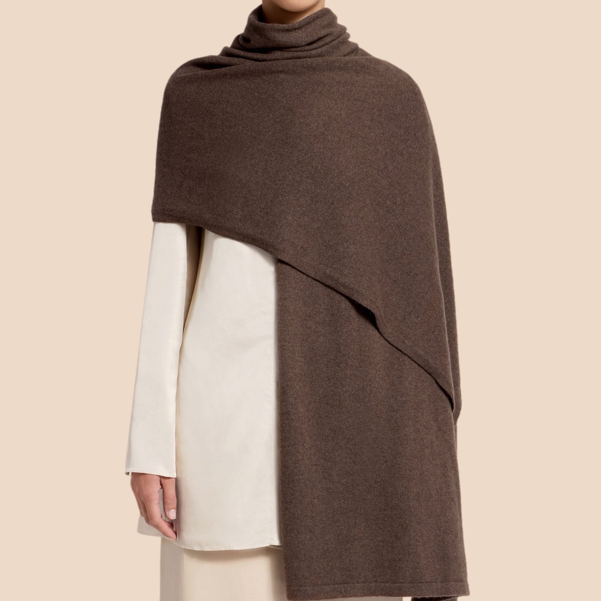 Julian knitted Pure Cashmere Maya scarf/ shawl/ Travel wrap-Colours available-Extra Large