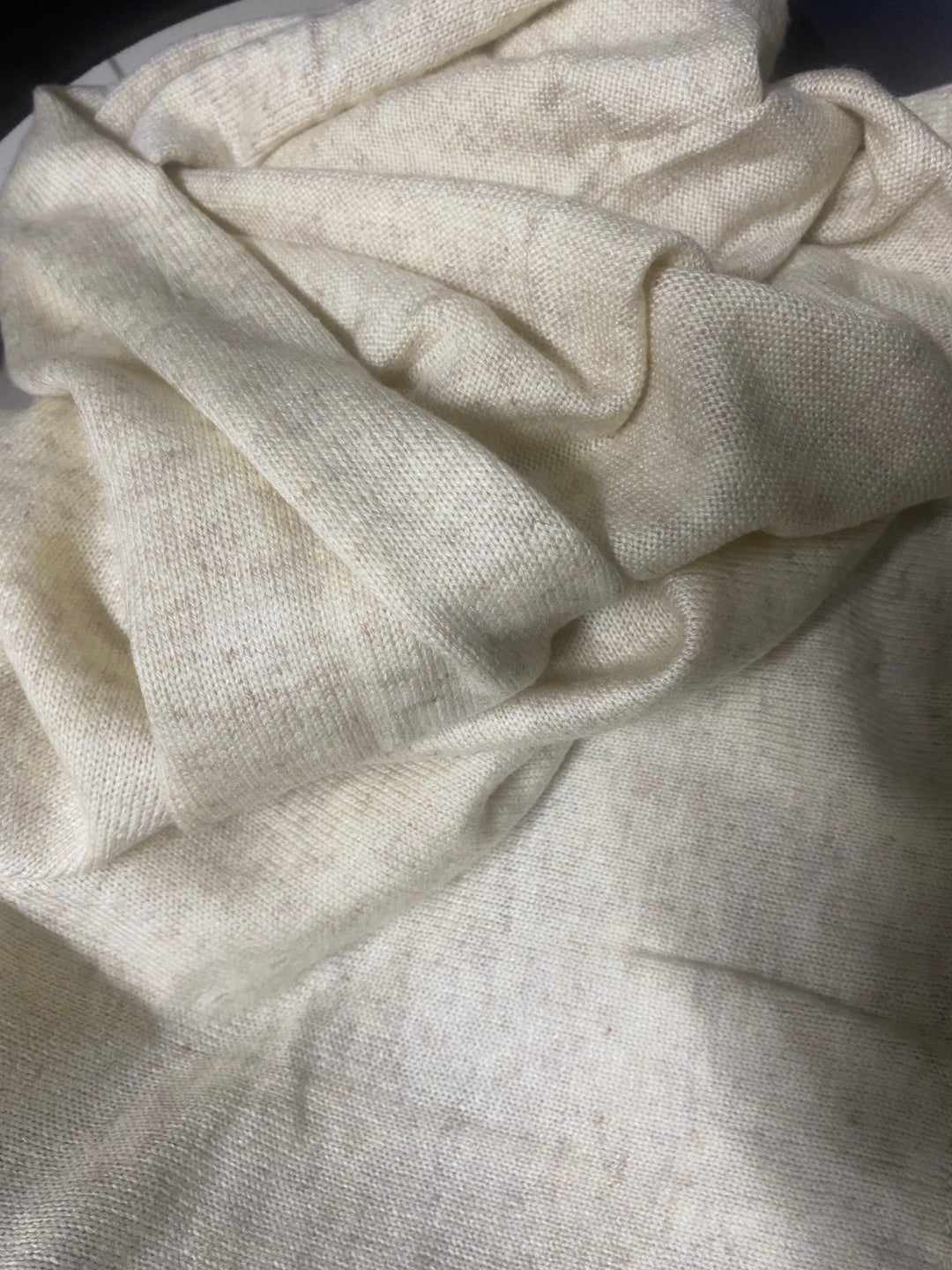 Vanilla Grains of Heather Julian 100% Cashmere 2 Ply Extra large Travel Wrap
