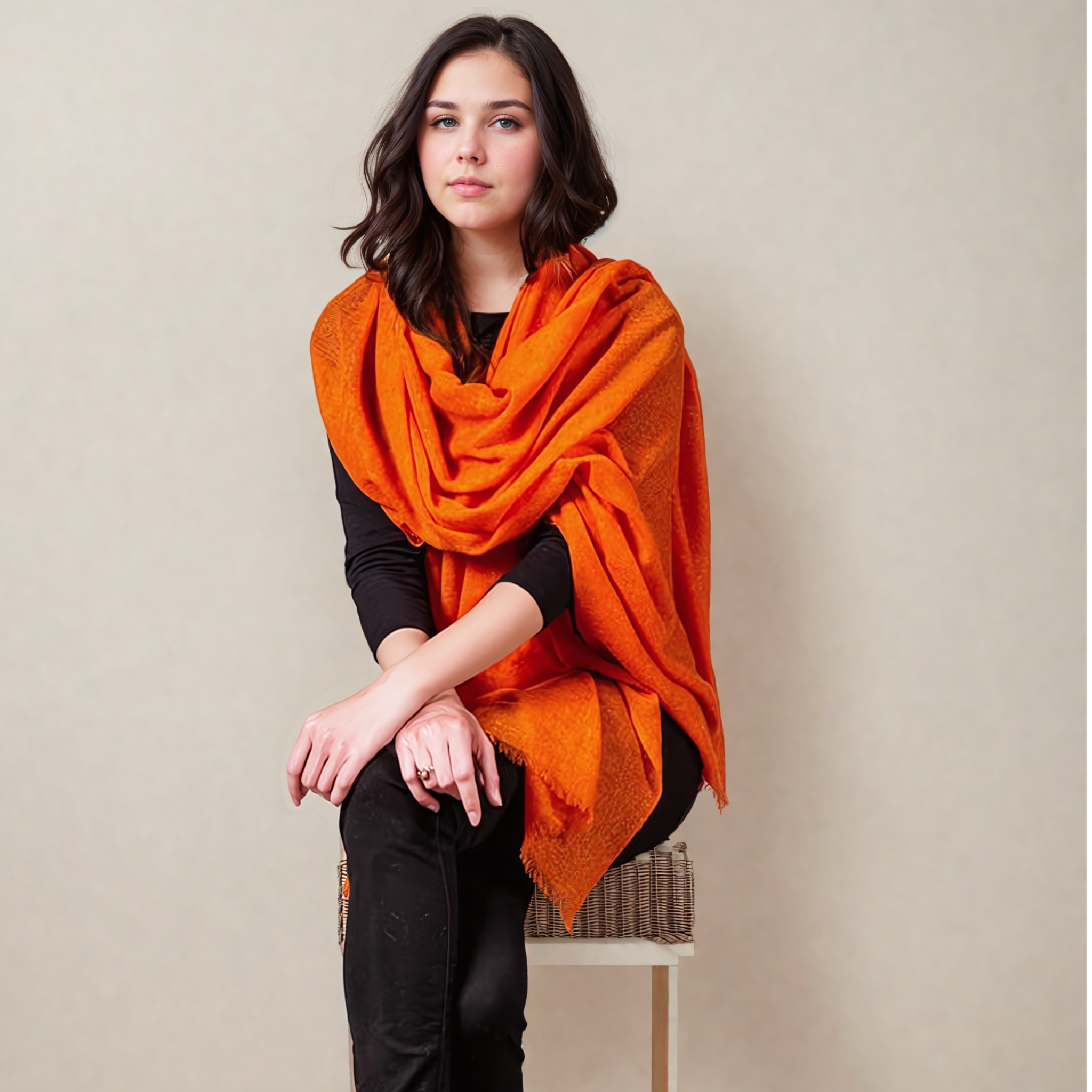 Imperial Julian handwoven pure Cashmere Travel Wrap-More Colours Available