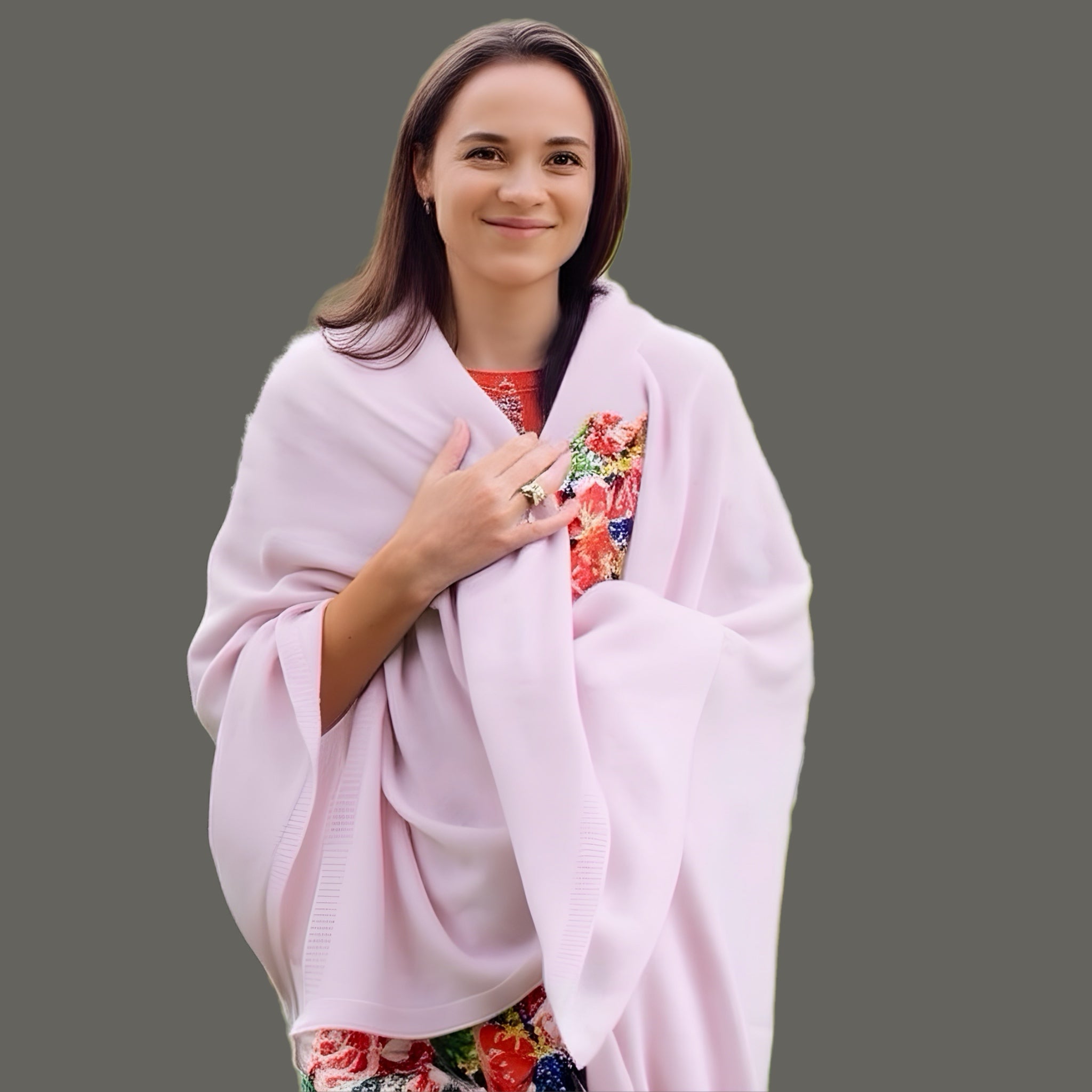 100% Cashmere 2 ply Knitted Julian Oversized Wrap -Unisex -More Colours available